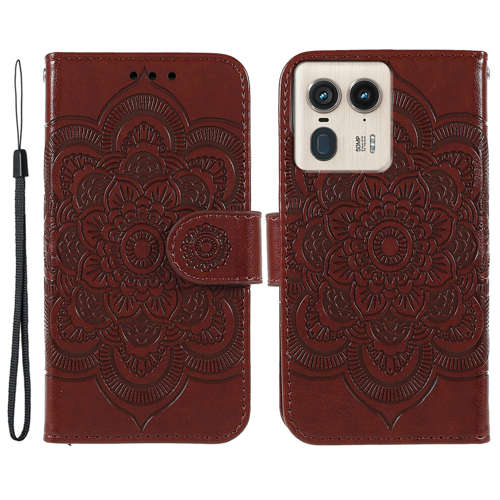 (Brown) For Motorola Edge 50 Ultra 5G Cases Brown 6914285053900