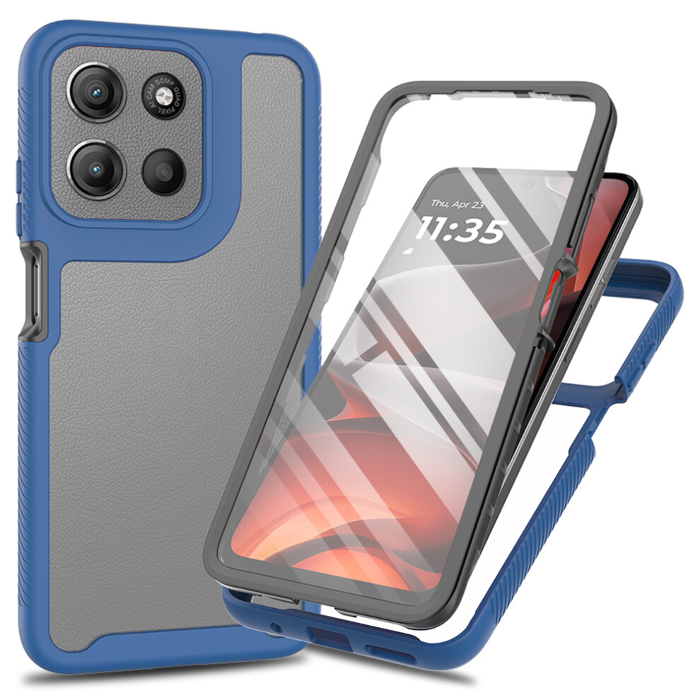 (Dark ) For Motorola Moto E15 4G Cases Blue 6914282459972