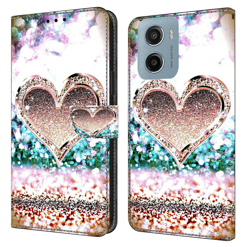 ( Diamond Heart) For Motorola Moto E15 4G Cases Pink 6914285247125