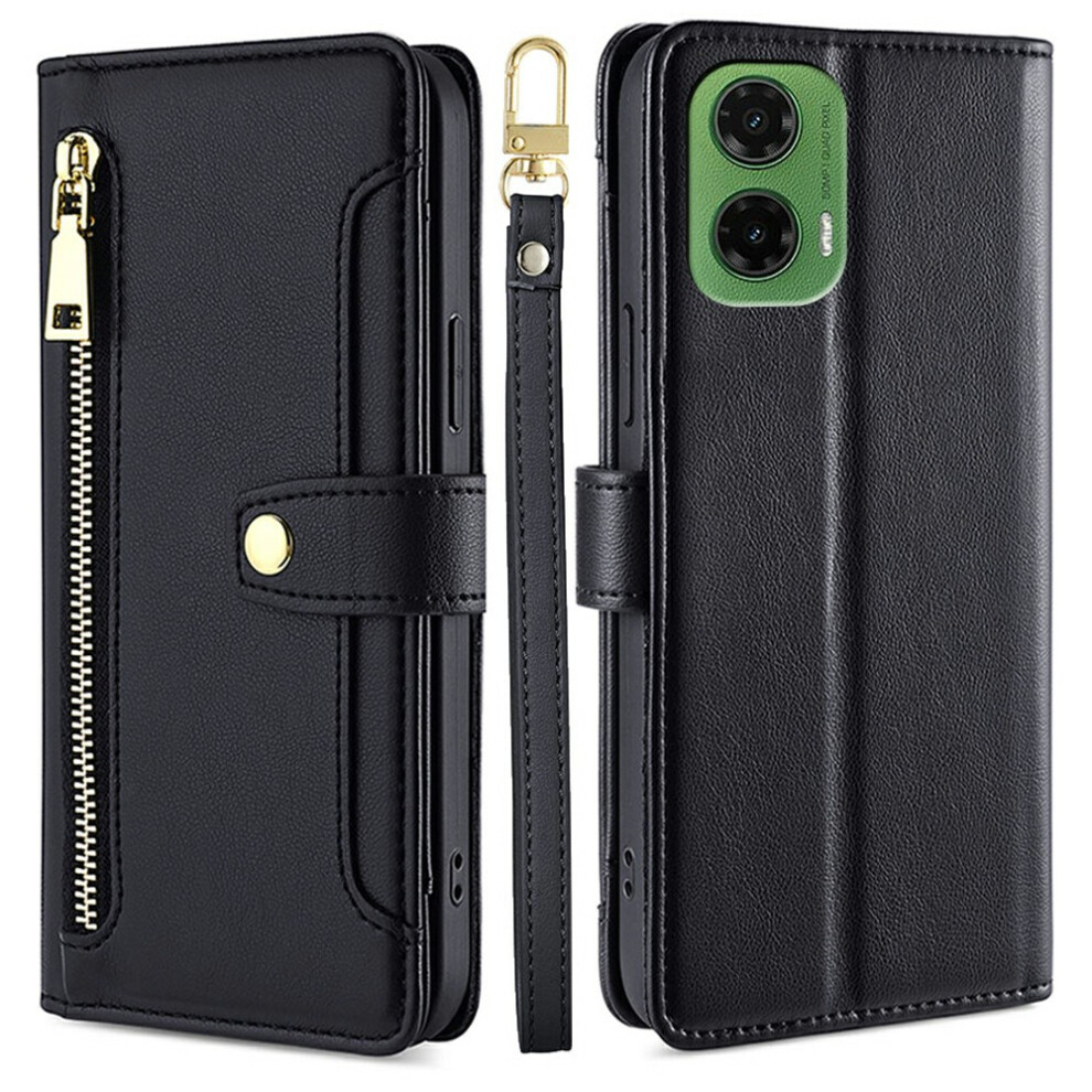 (Black) For Motorola Moto G35 5G Cases Black 6914281068311