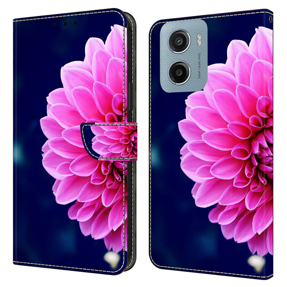 ( Flowers) For Motorola Moto E15 4G Cases Pink 6914280715506
