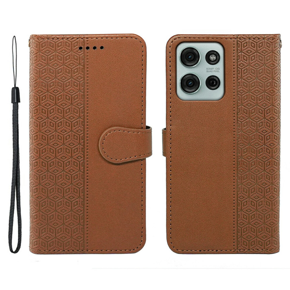 (Brown) For Motorola Moto G75 5G Cases Brown 6914285551574