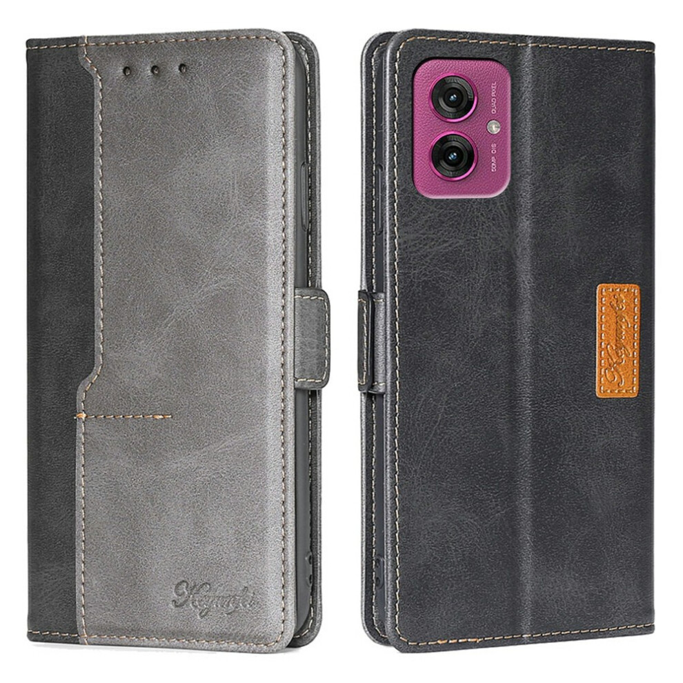 (Black Grey) For Motorola Moto G55 5G Cases Black,Grey 6914287518155