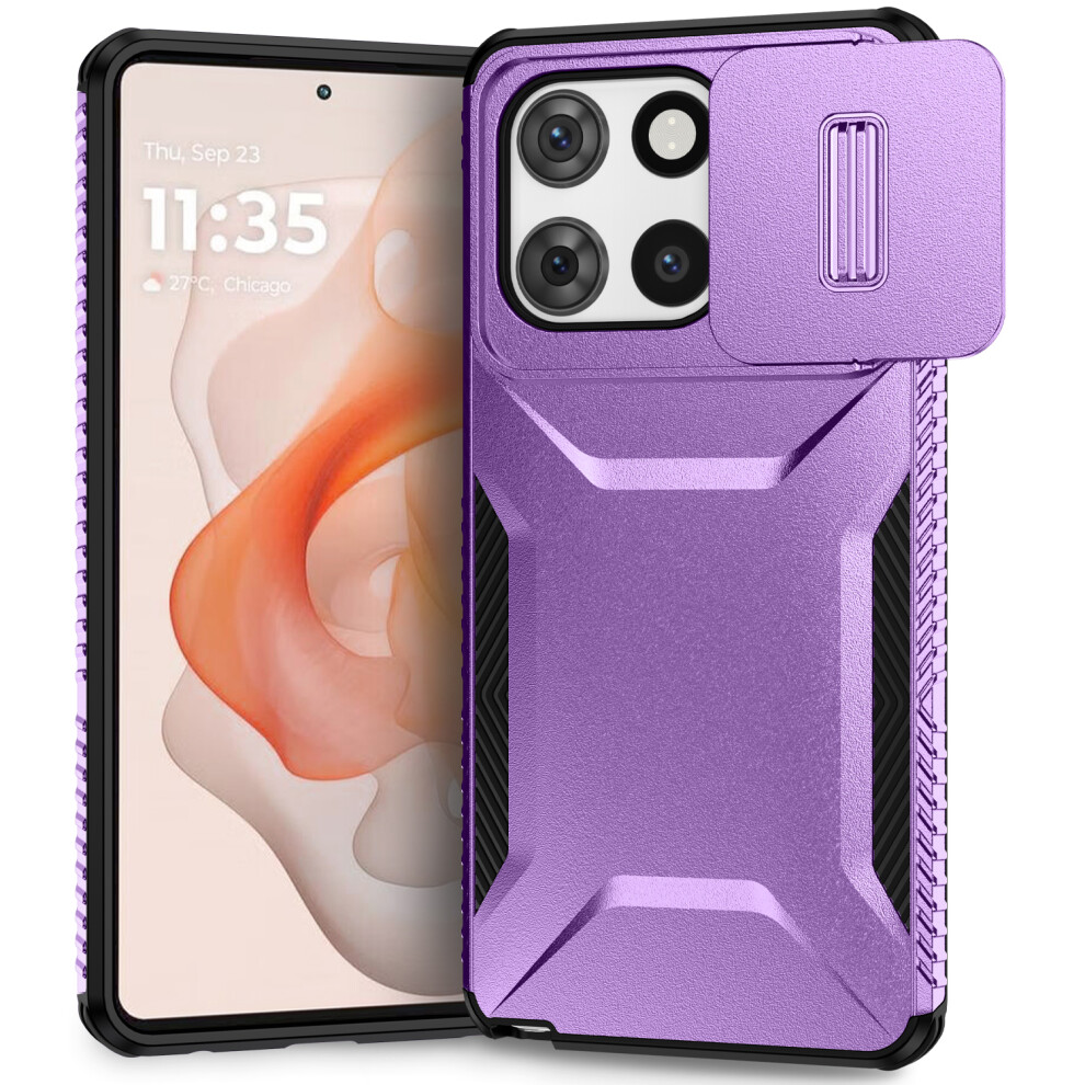 (Purple) For Motorola Moto G Stylus 5G (2025) Case Purple 6914284309039