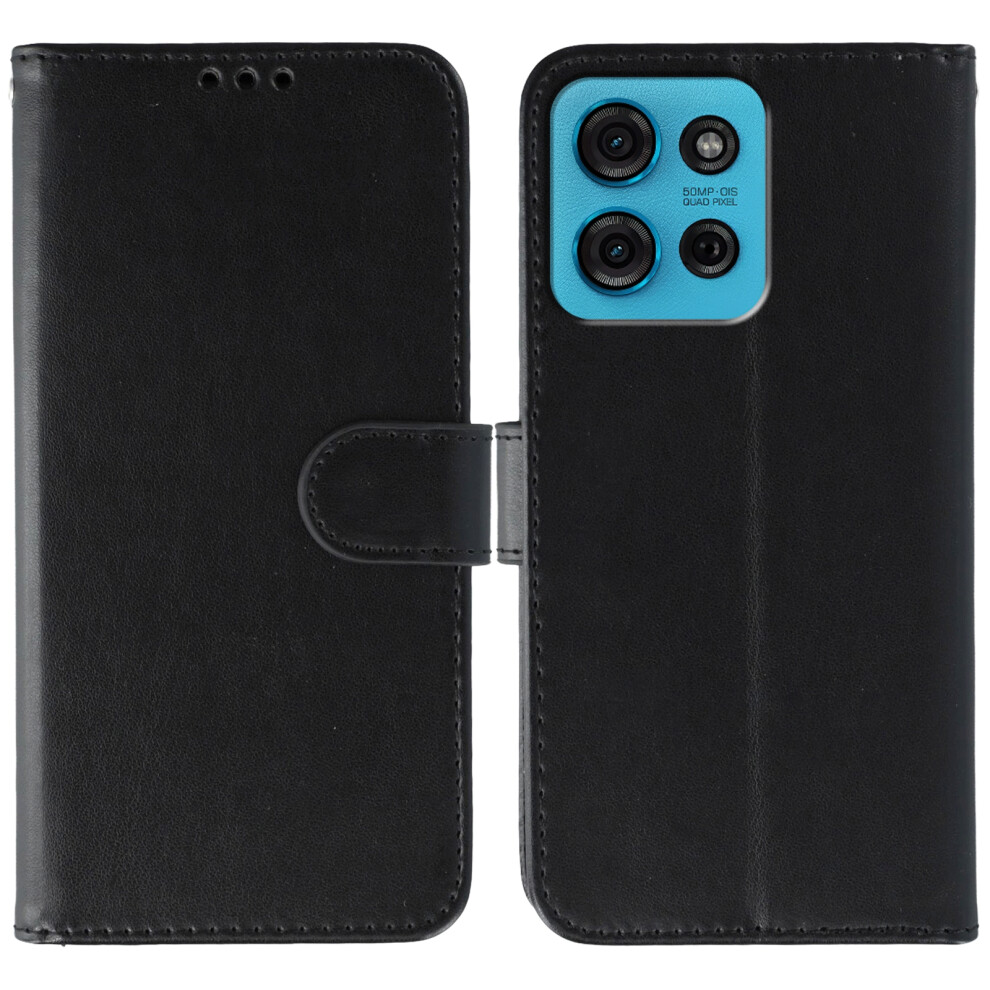 (Black) For Motorola Moto G75 5G Cases Black 6914282768982
