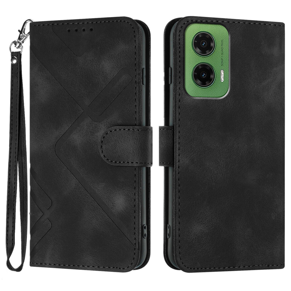 (Black) For Motorola Moto G35 5G Cases Black 6914285756429