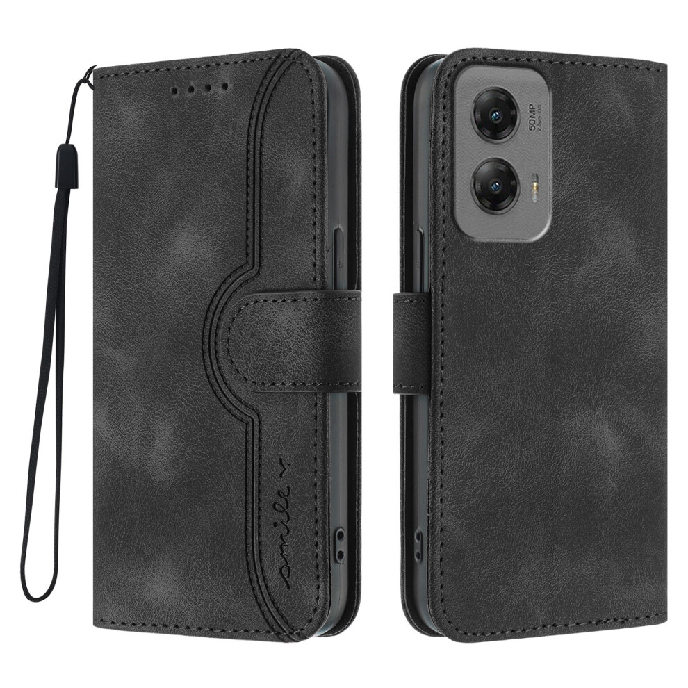 (Black) For Motorola Moto G Stylus 5G (2024) Cases Black 6914285463150
