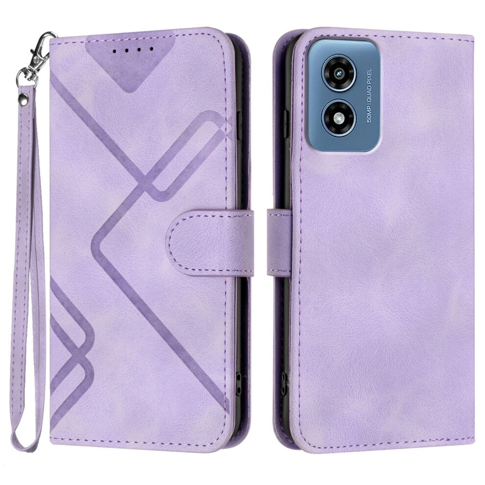 (Purple) For Motorola Moto G Play (2024) 4G Cases Purple 6914280768748