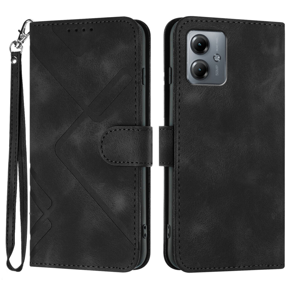 (Black) For Motorola Moto G14 4G Cases Black 6914280284903
