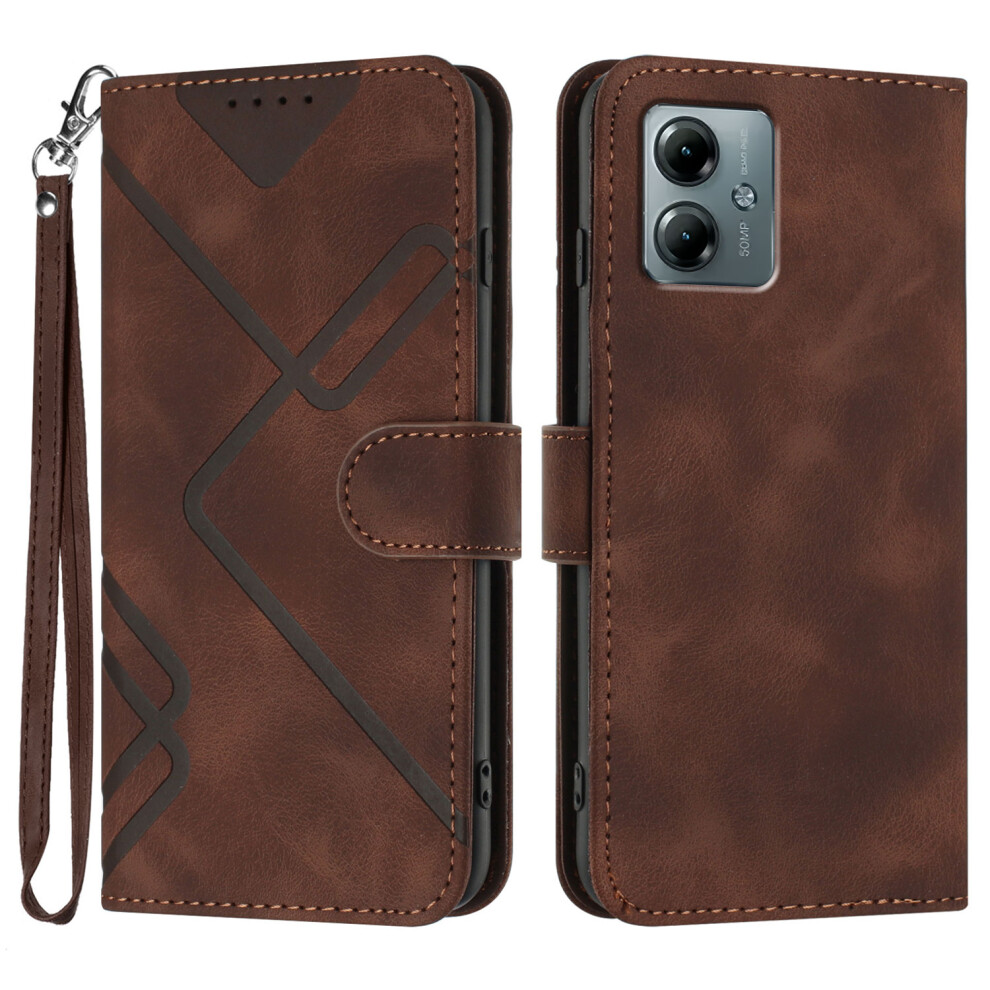 (Brown) For Motorola Moto G Play (2025) 5G Cases Brown 6914281121597