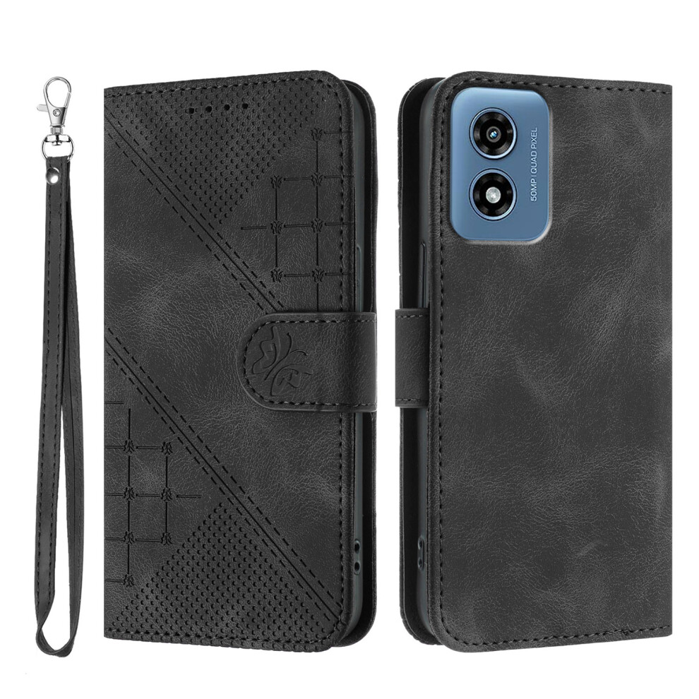 (Black) For Motorola Moto G Play (2024) 4G Cases Black 6914288685825