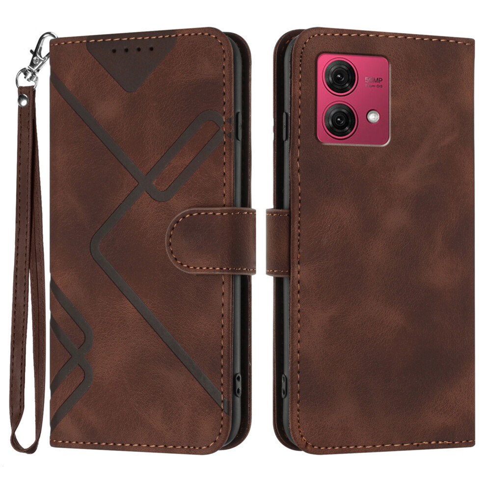 (Brown) For Motorola Moto G84 5G Cases Brown 6914283248162