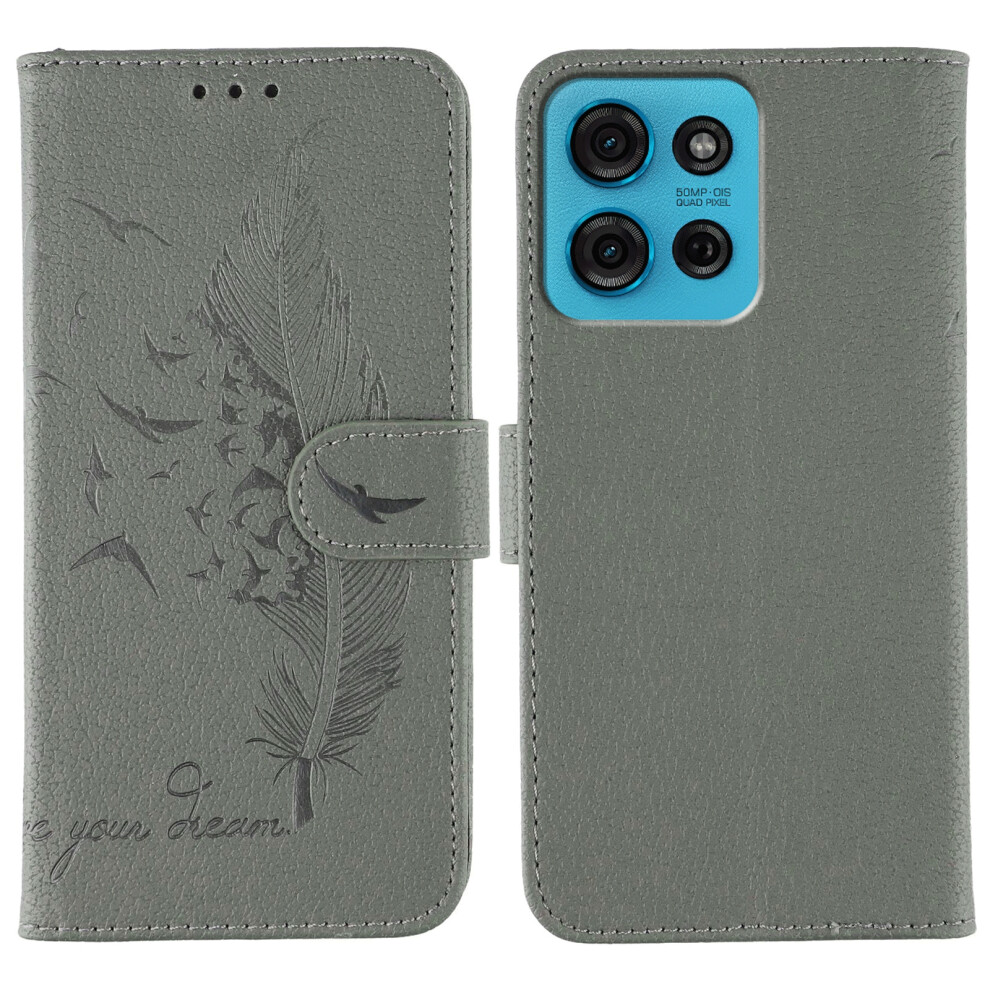 (Grey) For Motorola Moto G75 5G Cases Grey 6914280521763