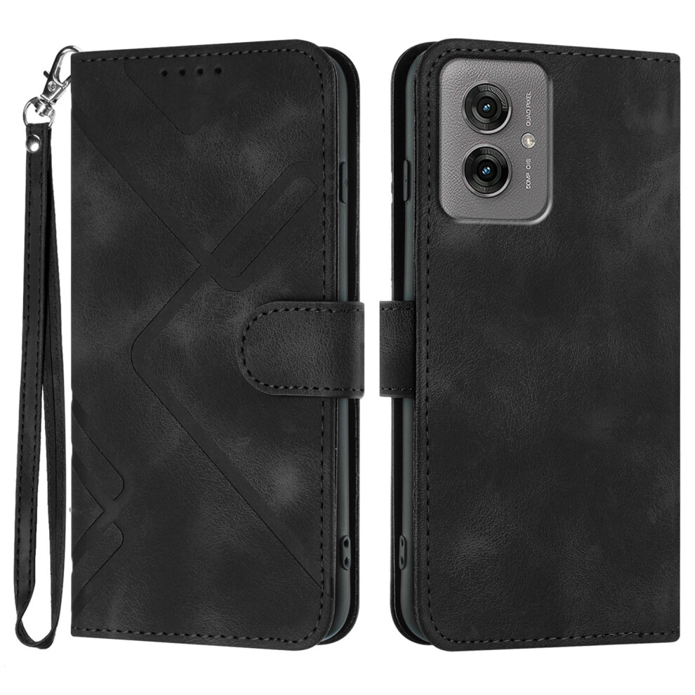 (Black) For Motorola Moto G55 5G Cases Black 6914285346262