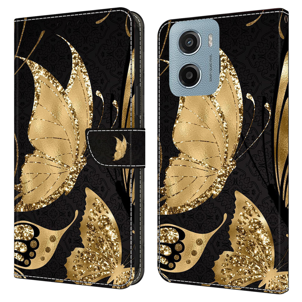 ( Butterfly) For Motorola Moto E15 4G Cases Golden 6914289009118