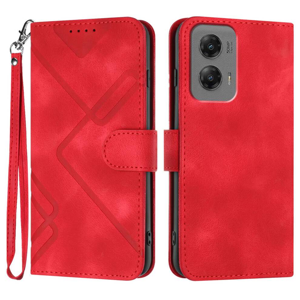 (Red) For Motorola Moto G Stylus 5G (2024) Cases Red 6914286105080