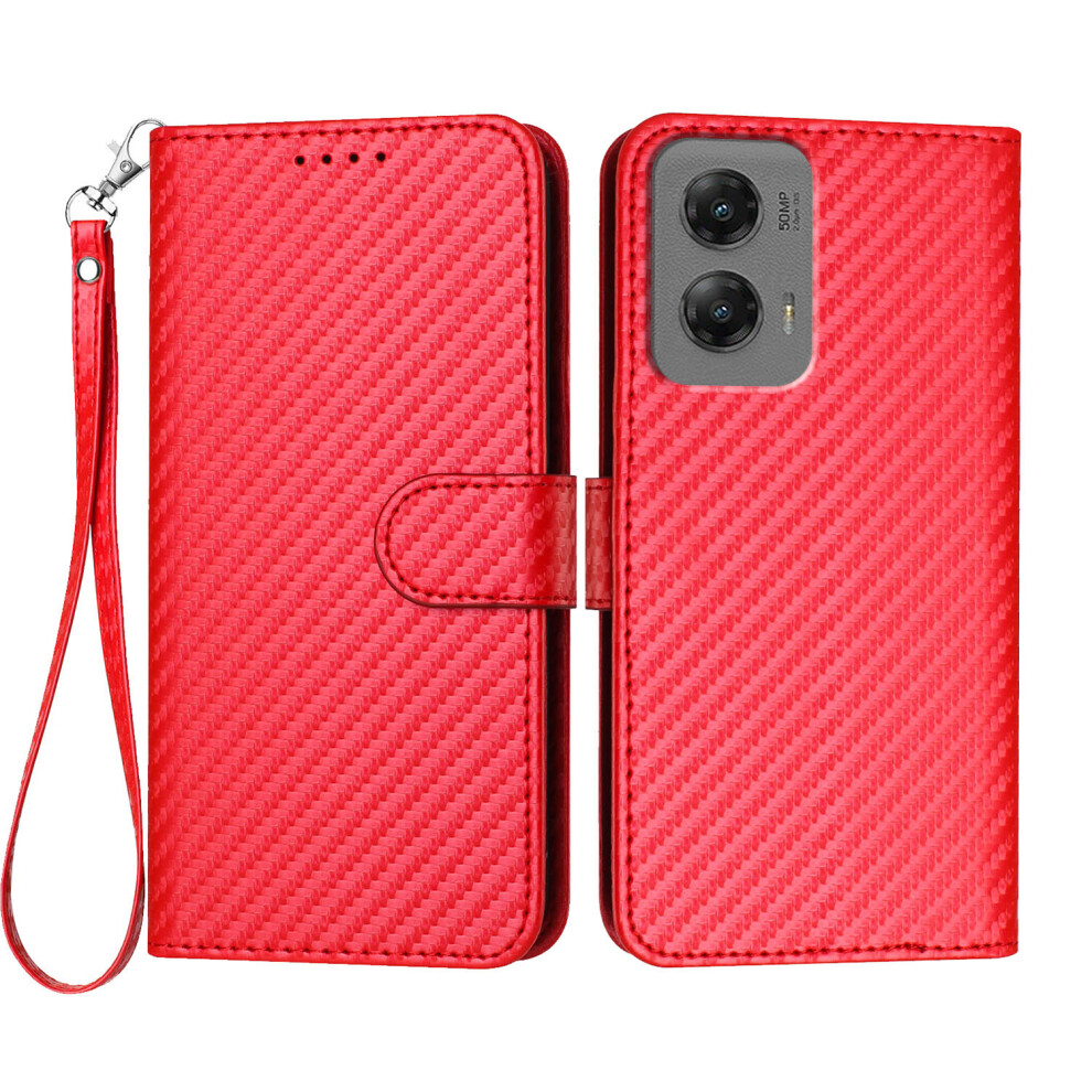 (Red) For Motorola Moto G Stylus 5G (2024) Cases Red 6914288429542