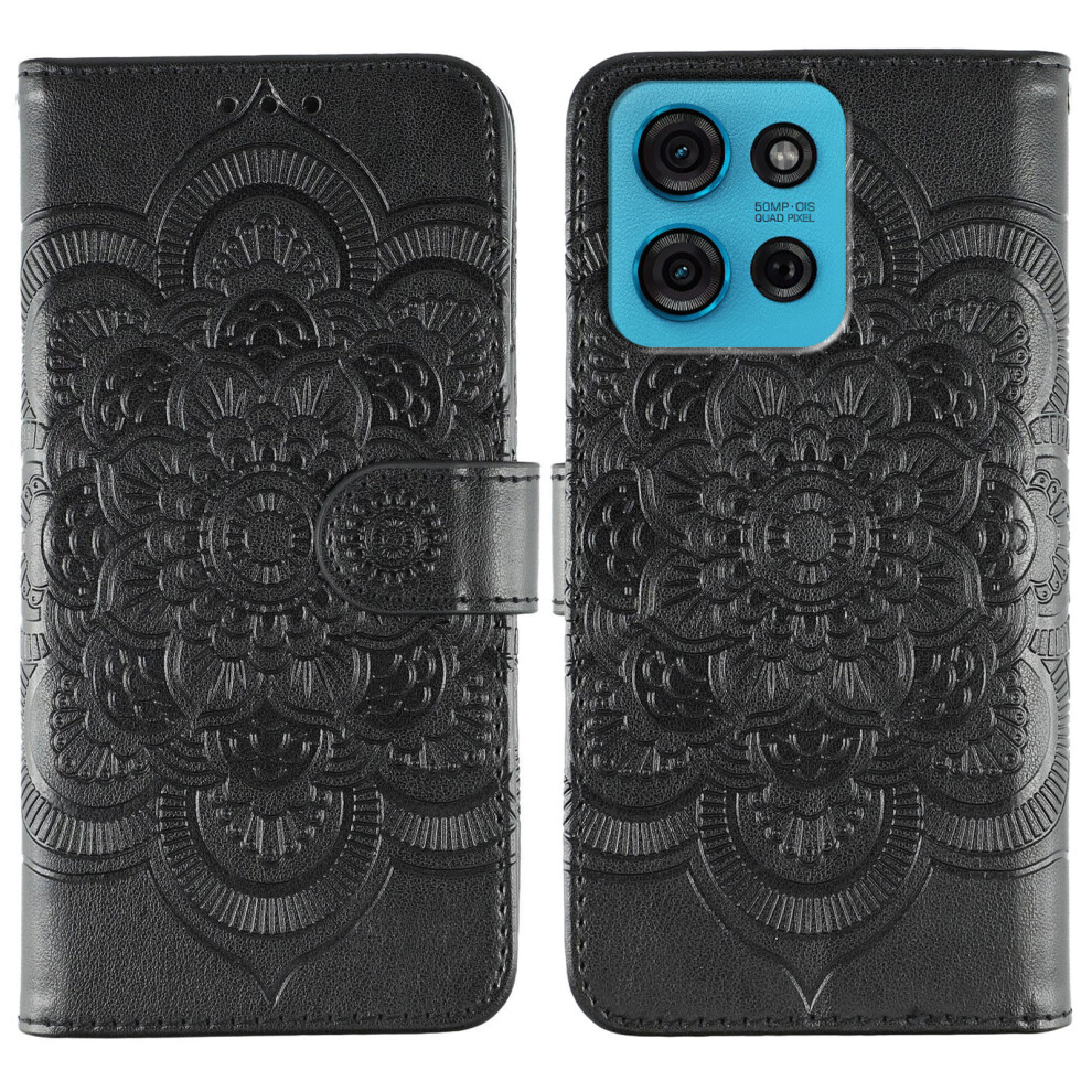 (Black) For Motorola Moto G75 5G Cases Black 6914281819708