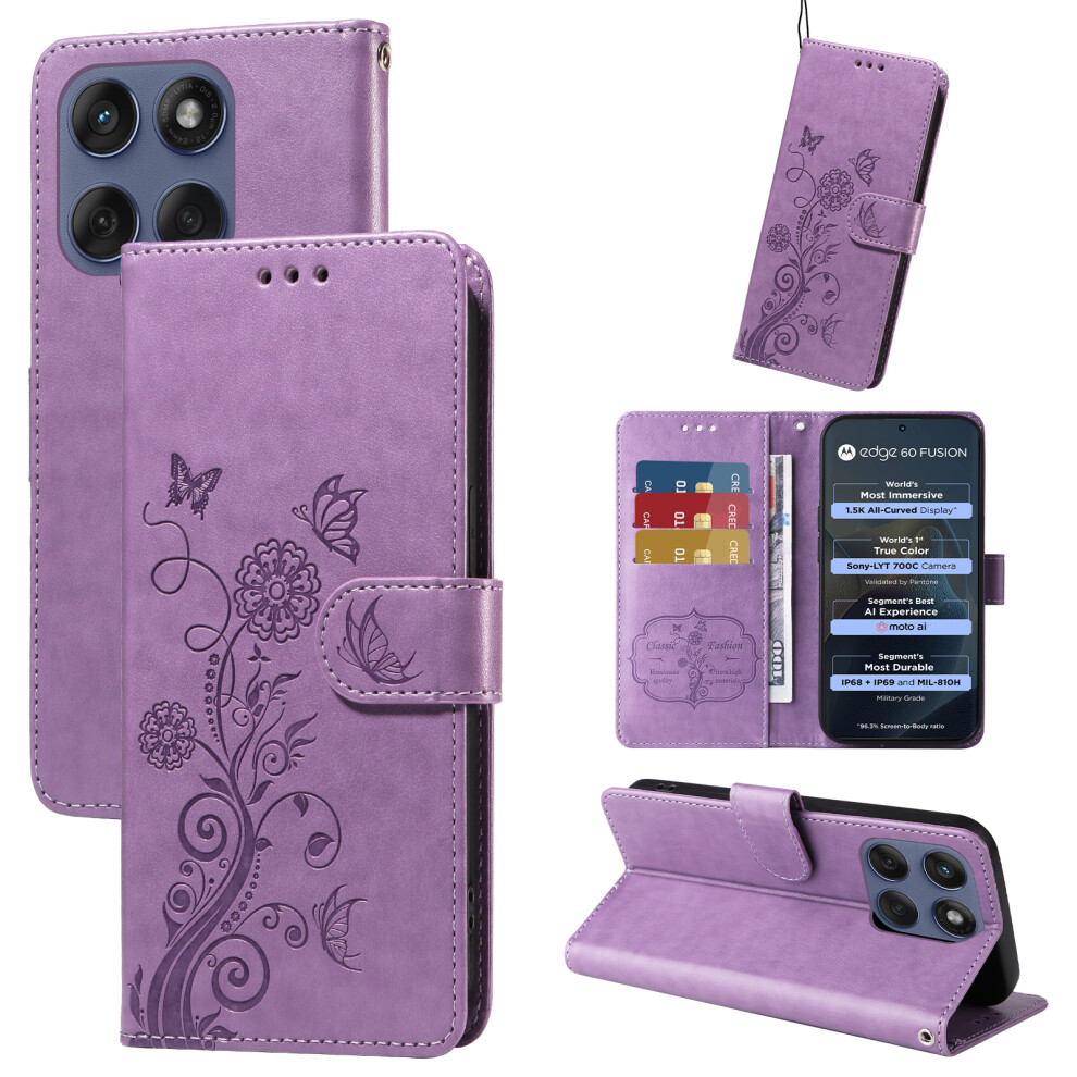 (Purple) For Motorola Edge 60 5G Cases Purple 6914283617876