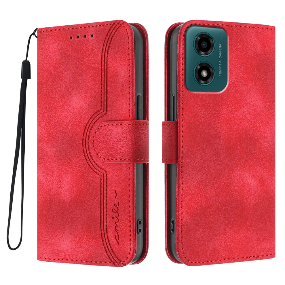 (Red) For Motorola Moto E14 4G Cases Red 6914286040947