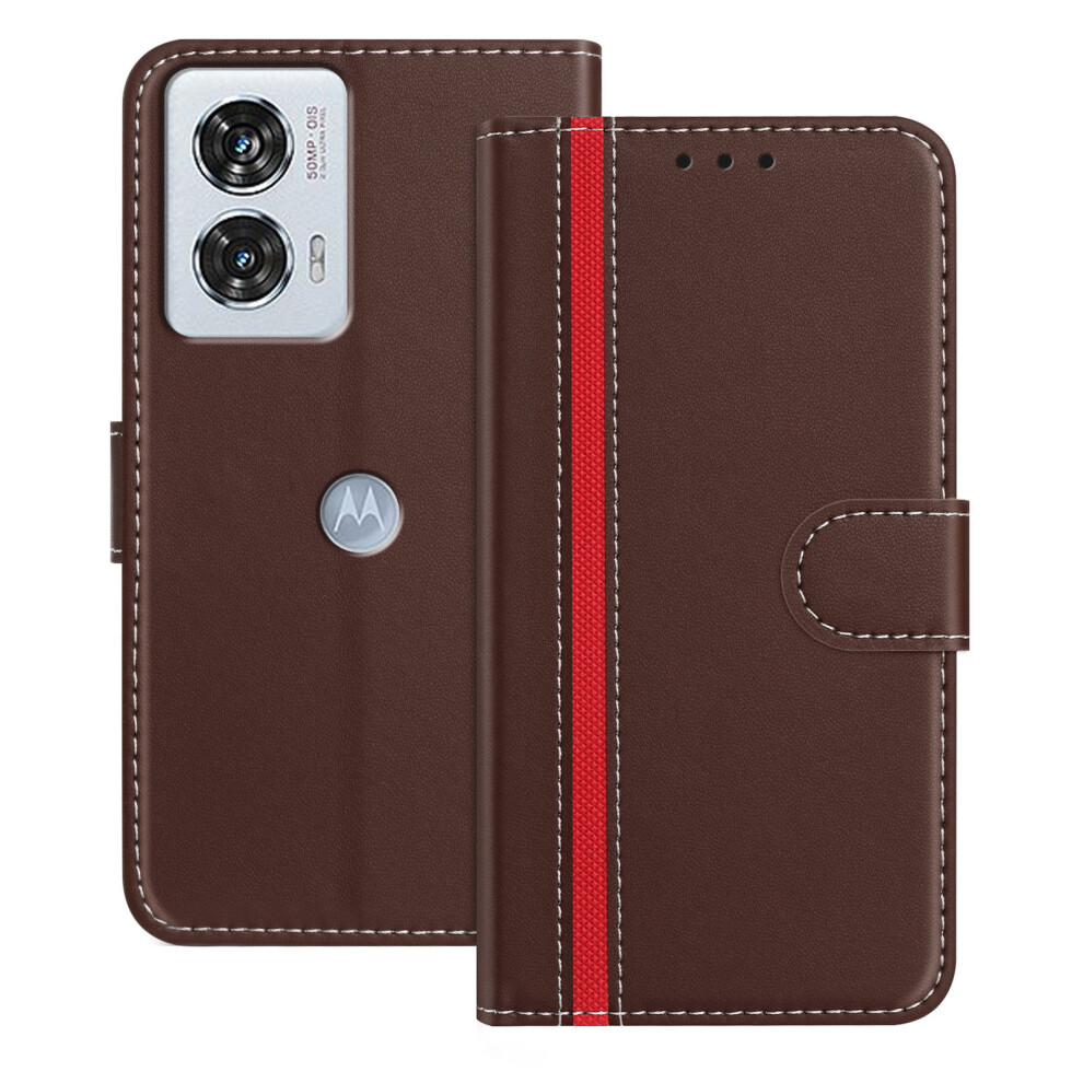 (Brown) For Motorola Edge 50 Fusion Cases Brown 6914286418548