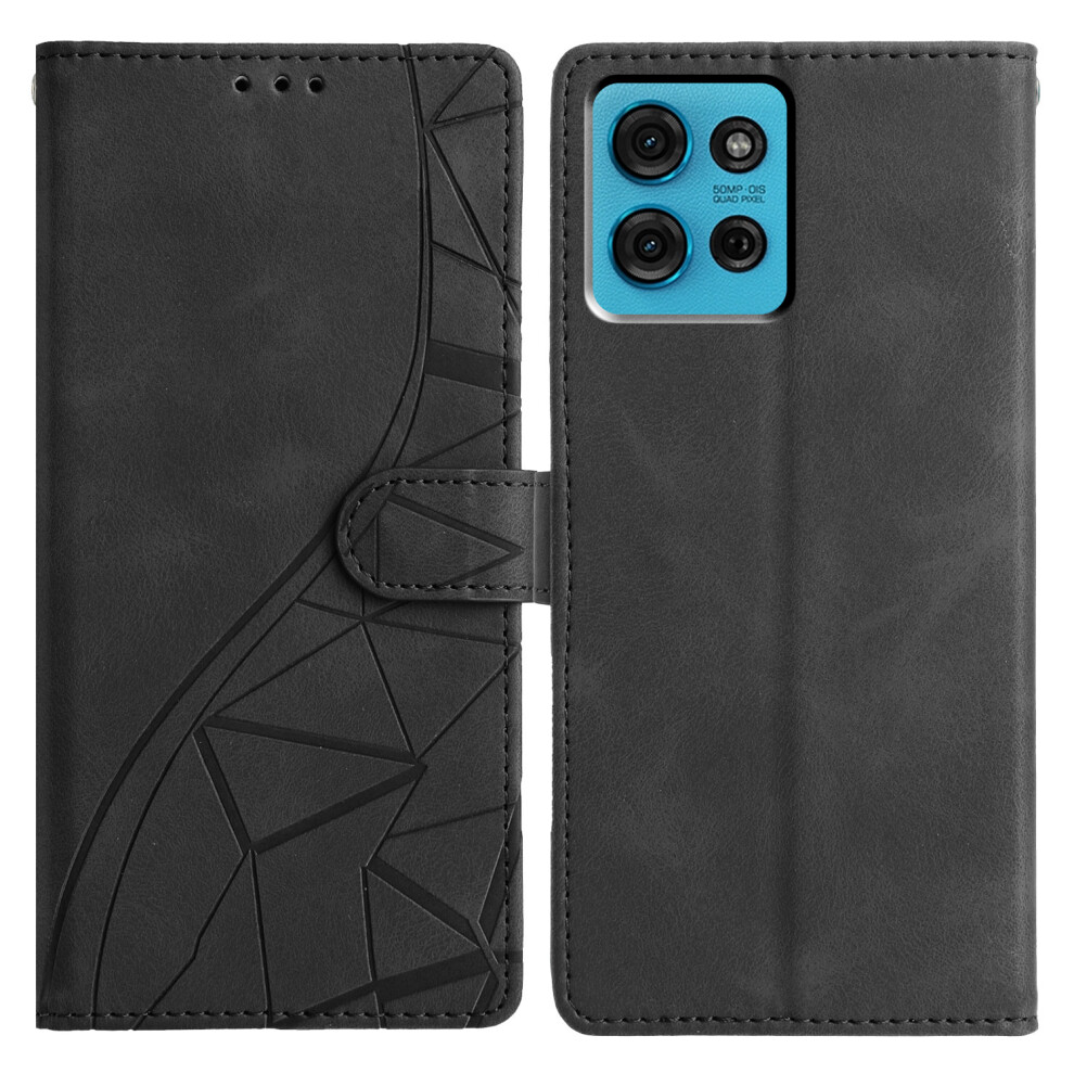(Black) For Motorola Moto G75 5G Cases Black 6914287685109