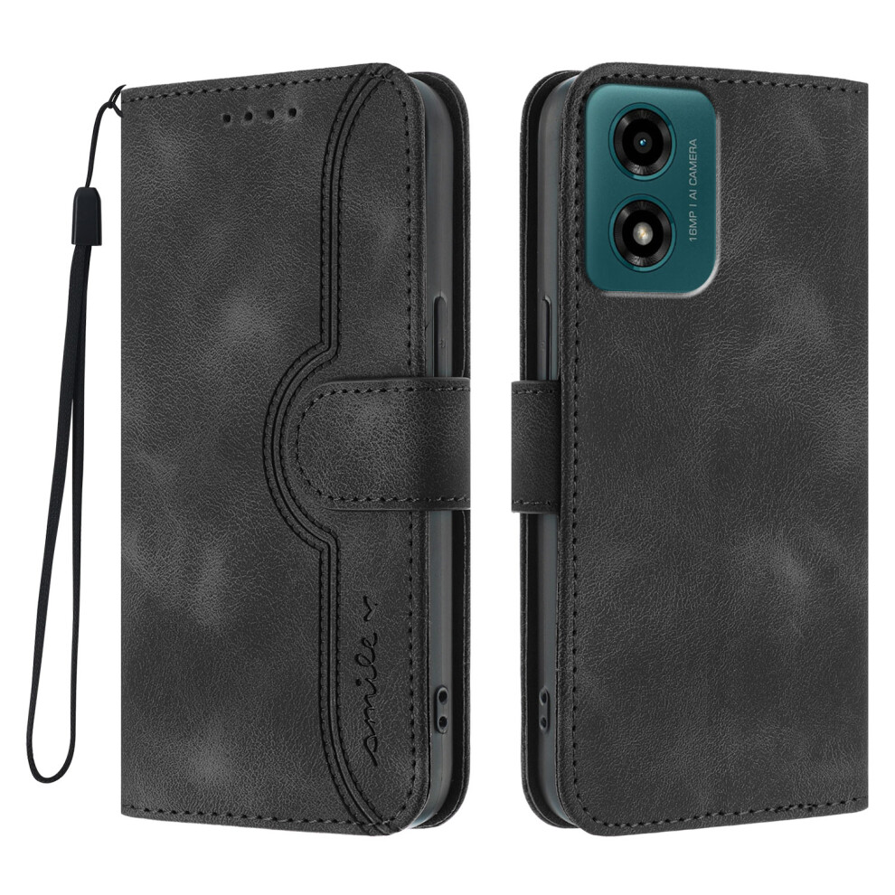 (Black) For Motorola Moto E14 4G Cases Black 6914287157866