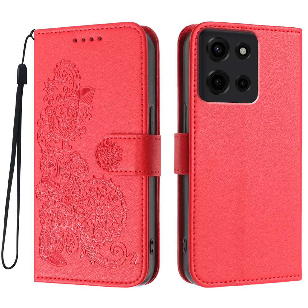 (Red) For Motorola Moto G 5G (2025) Cases Red 6914282143079