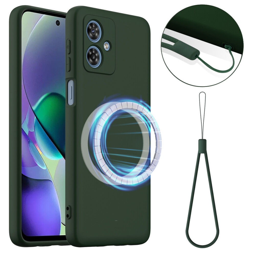 (Dark ) For Motorola Moto G54 5G Cases Green 6914283277858