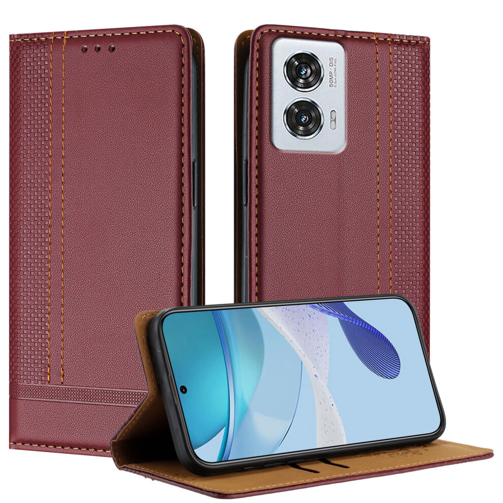 (Wine ) For Motorola Edge 50 Fusion Cases Red 6914287086425