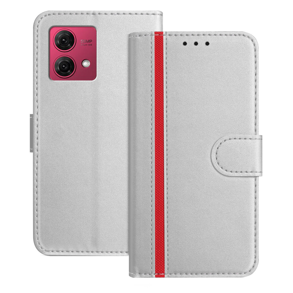 (Silver) For Motorola Moto G84 5G Cases Silver 6914281678008