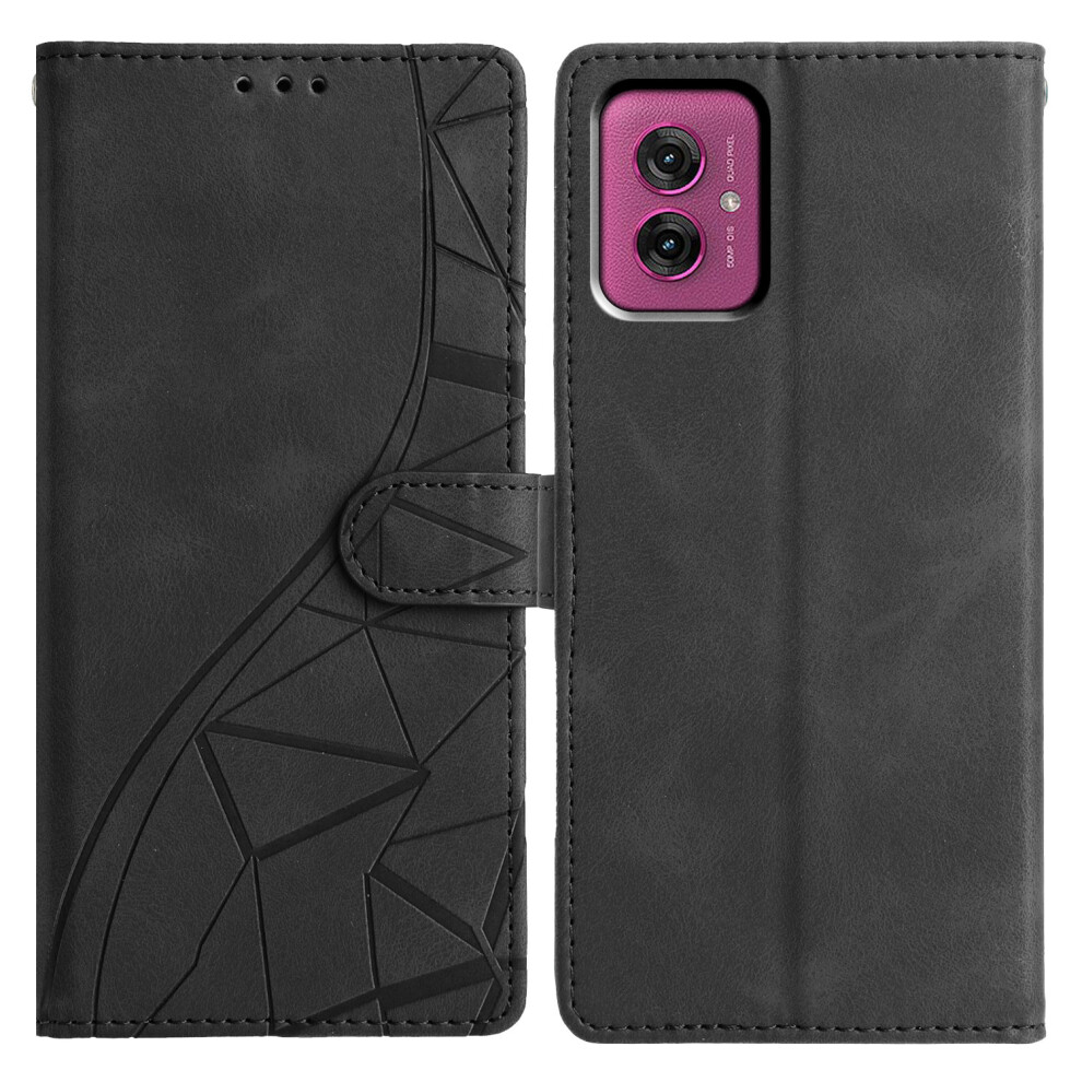 (Black) For Motorola Moto G55 5G Cases Black 6914286813053