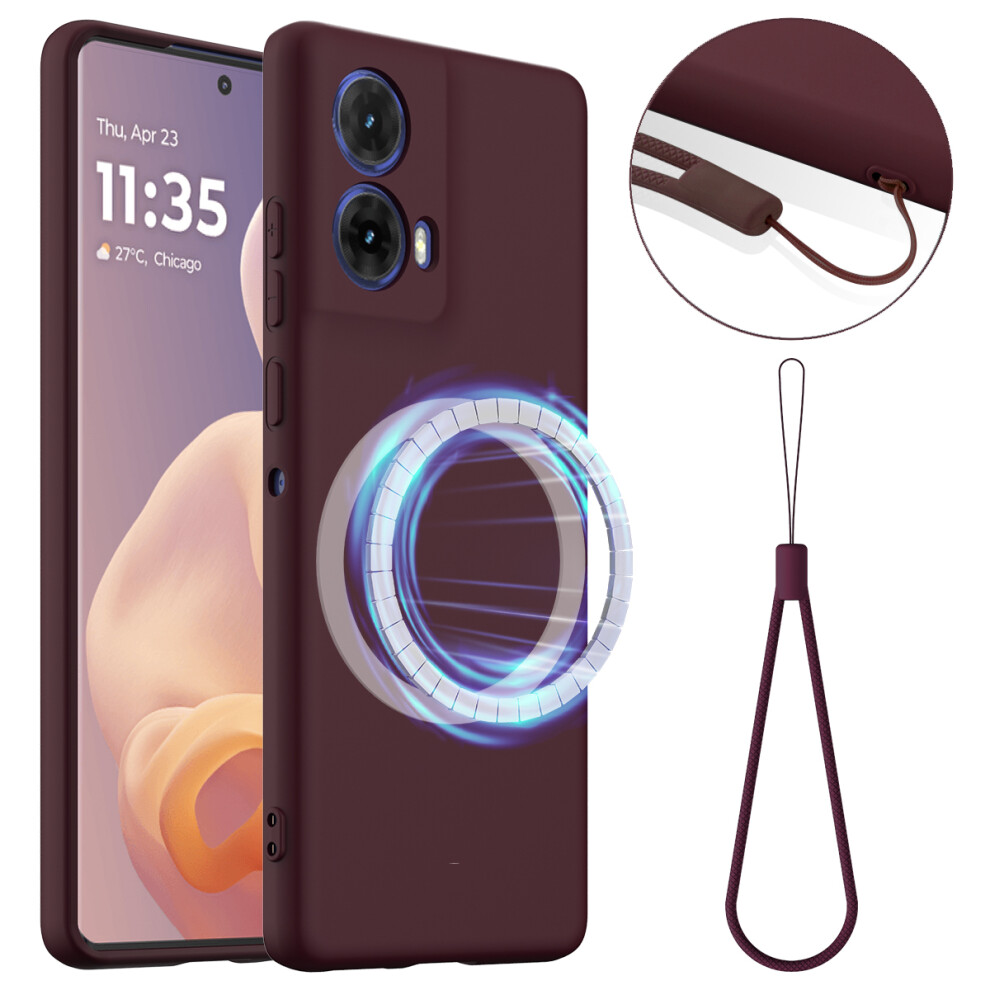(Wine ) For Motorola Moto G85 5G Cases Red 6914286504579
