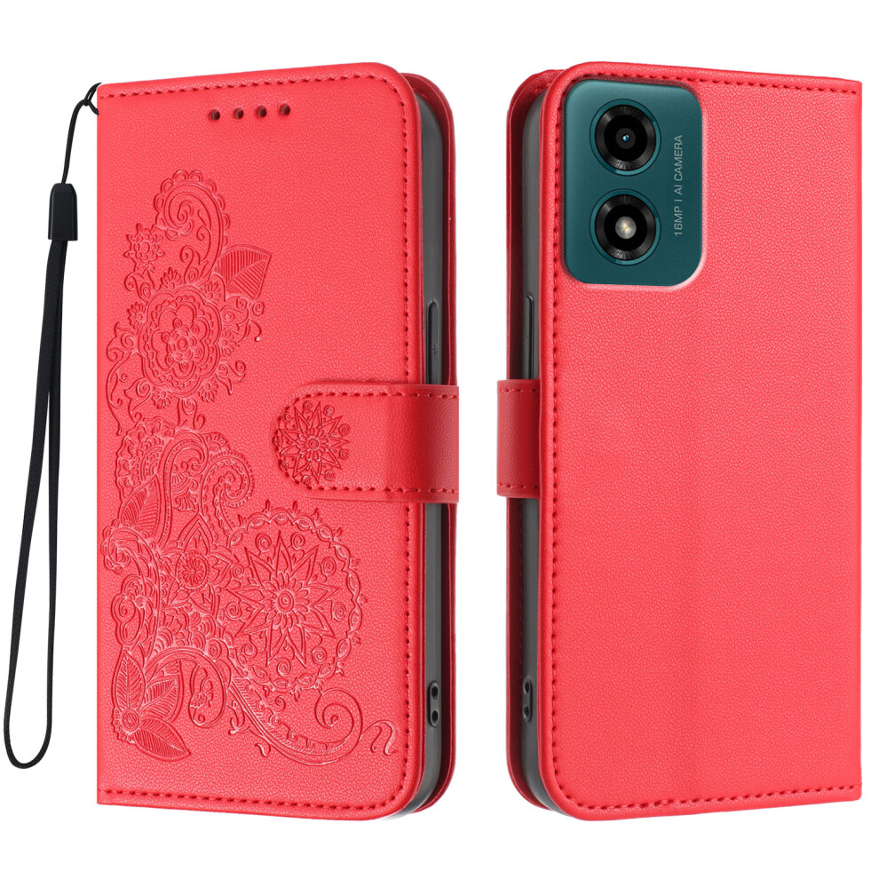 (Red) For Motorola Moto G04 4G Cases Red 6914287652866