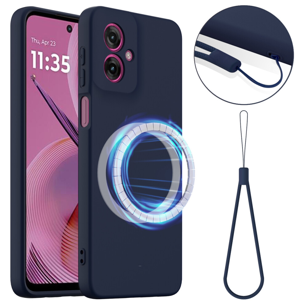 (Dark ) For Motorola Moto G55 5G Cases Blue 6914282318071