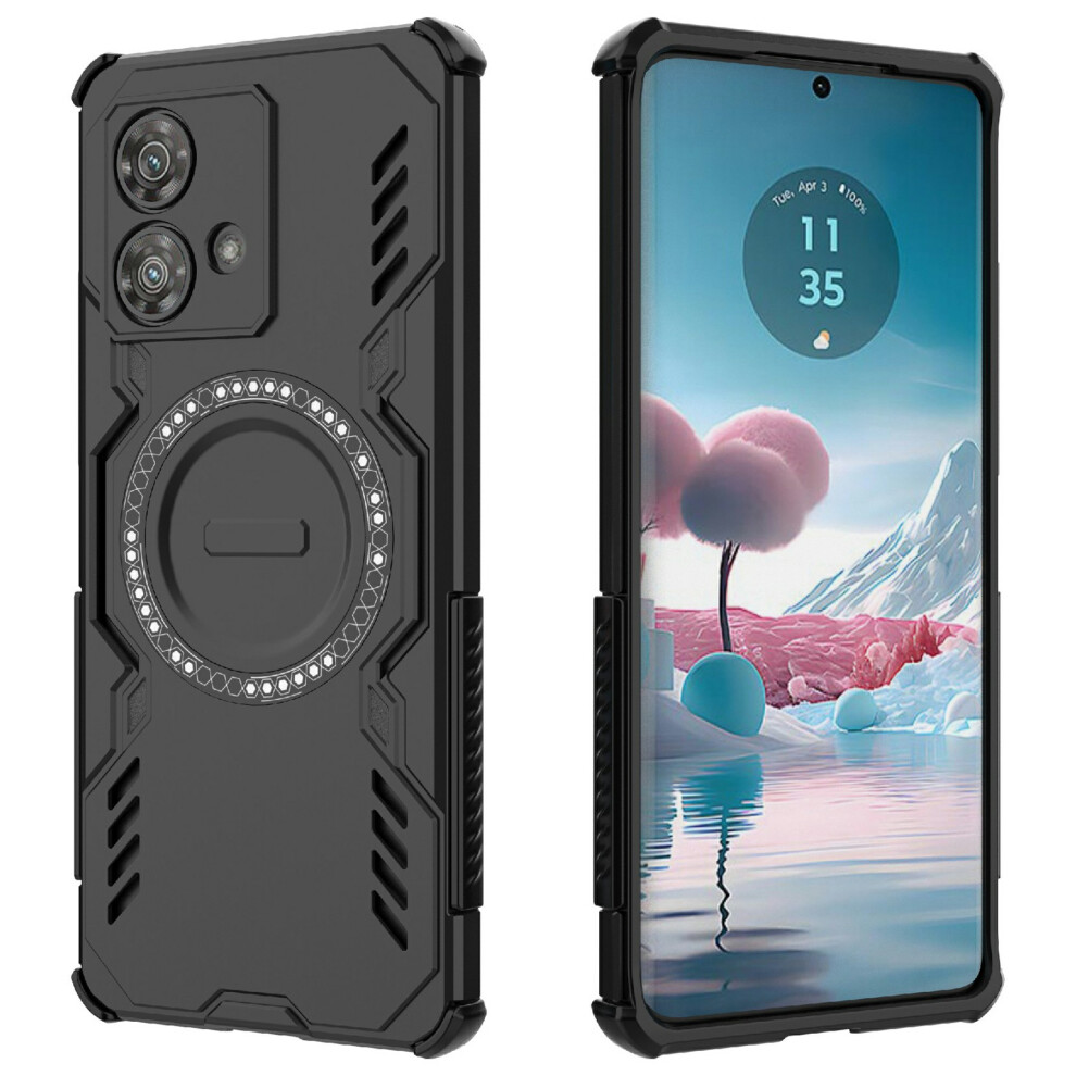 (Black) For Motorola Edge 40 Neo 5G Cases Black 6914289493139
