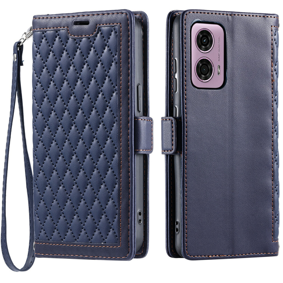 (Blue) For Motorola Moto G24 4G Cases Blue 6914287897144