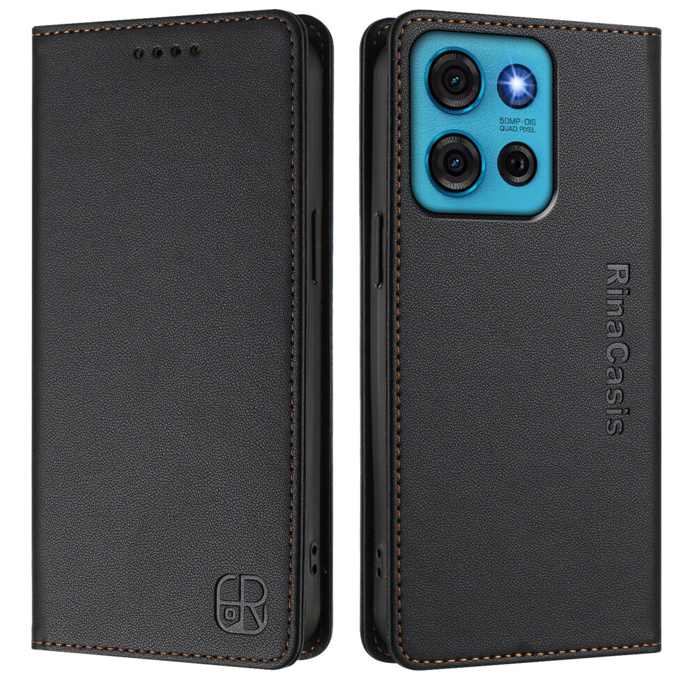 (Black) For Motorola Moto G75 5G Cases Black 6914283536610