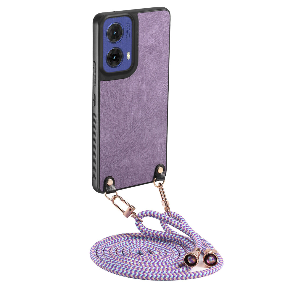 (Purple) For Motorola Moto G85 5G Cases Purple 6914289147841