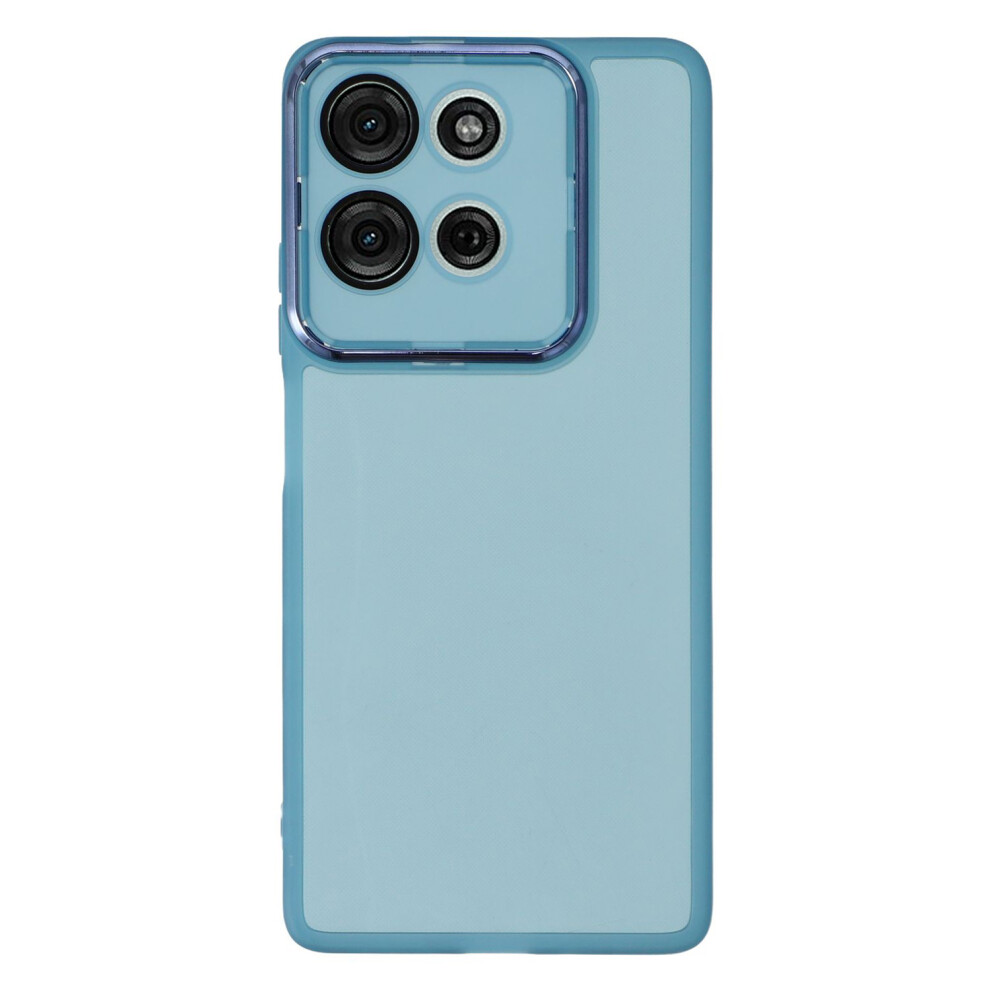 (Transparent ) For Motorola Moto G75 5G Cases Blue 6914282346326
