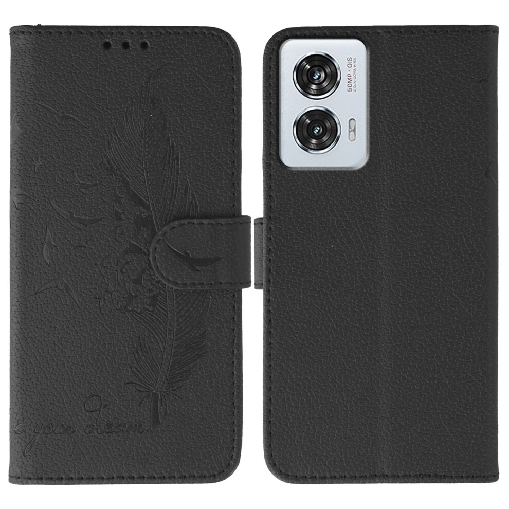 (Black) For Motorola Edge 50 Fusion Cases Black 6914289441963