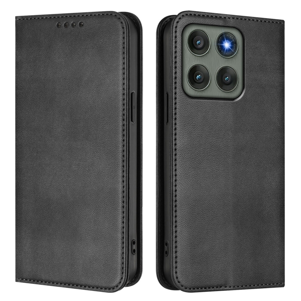 (Black) For Motorola Edge 60 Pro 5G Cases Black 6914281619704