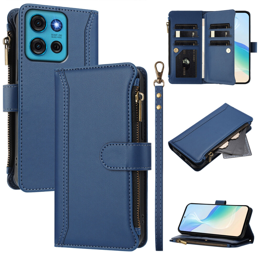 (Dark ) For Motorola Moto G75 5G Cases Blue 6914287443006