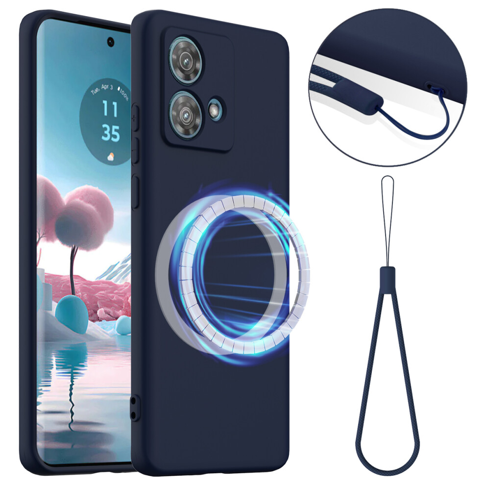 (Dark ) For Motorola Moto G84 5G Cases Blue 6914286864215