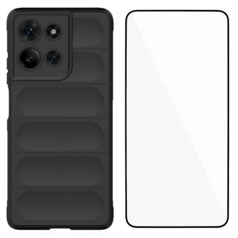(Black) For Motorola Moto G75 5G Cases Black 6914283373666