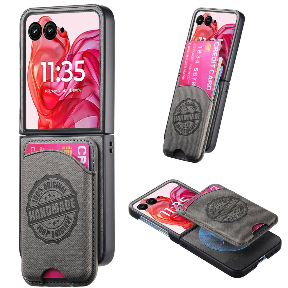 (Grey) For Motorola Razr 50 Ultra 5G Cases Grey 6914289379655