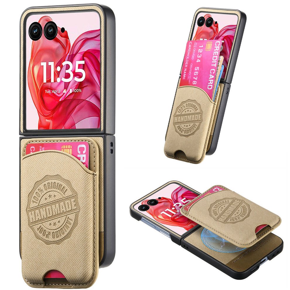 (Khaki) For Motorola Razr 50 Ultra 5G Cases 6914285193156