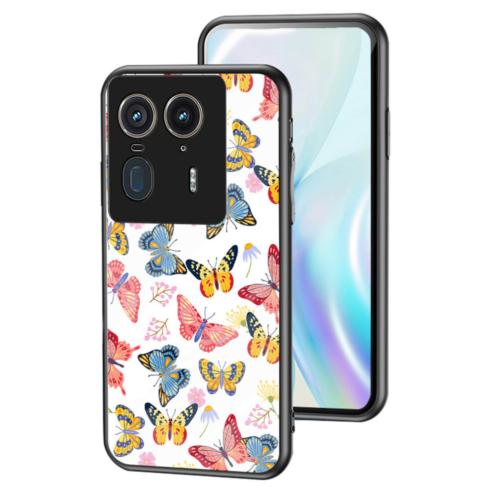 (Colorful Butterfly) For Motorola Edge 50 Ultra 5G Cases 6914289535228