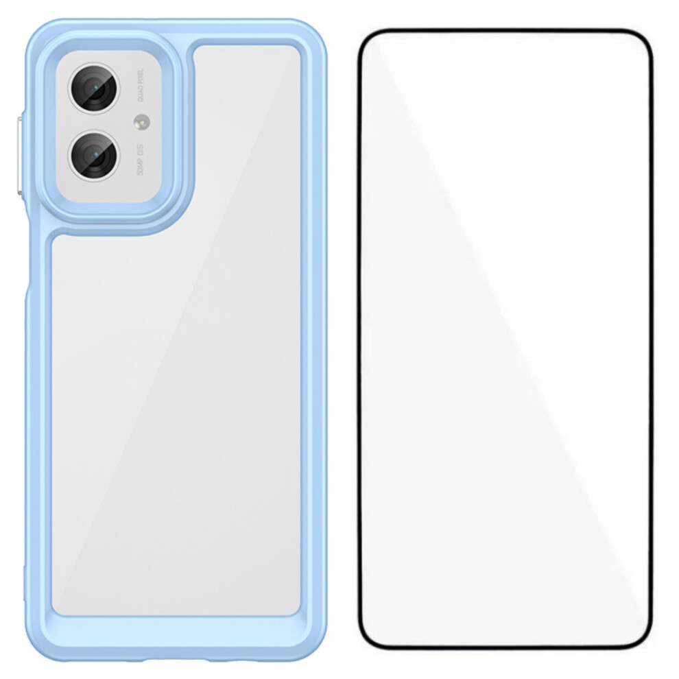 (Blue) For Motorola Moto G55 5G Cases Blue 6914280375038