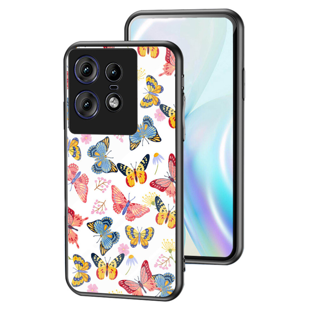 (Colorful Butterfly) For Motorola Edge 50 Pro 5G Cases 6914284485696